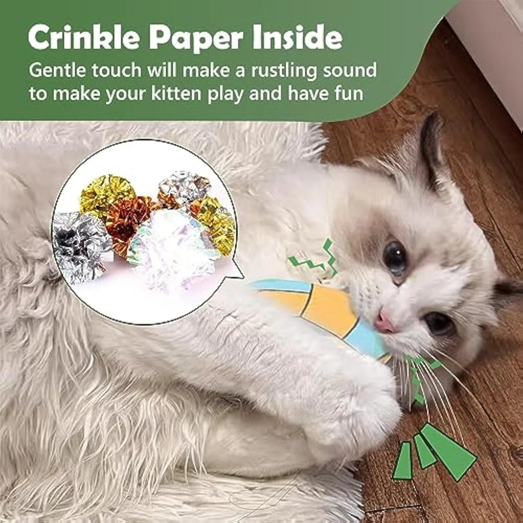 5cm catnip flying disc toy with plush exterior and sports ball patterns for indoor cats