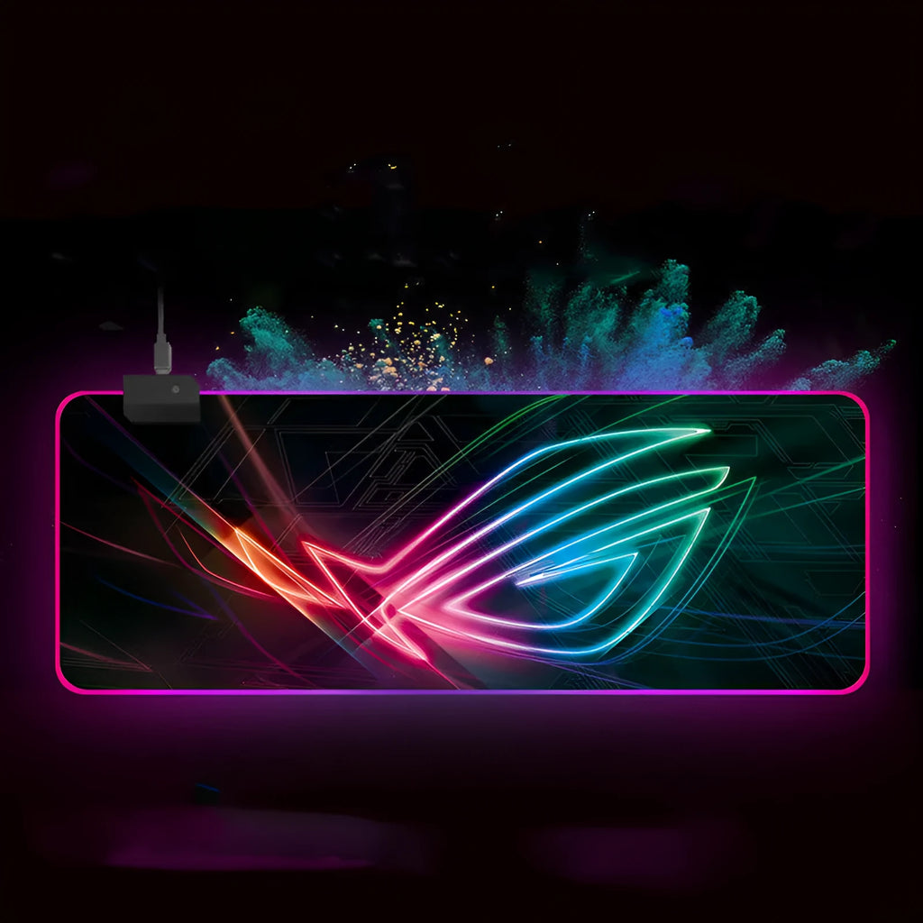 Colourful Prodigal Eye glowing mouse pad with heat transfer print on rubber and cloth surface