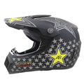 Matte black mountain bike full helmet with chin guard and adjustable fit system