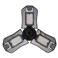 Waterproof industrial foldable garage LED lamp with die-cast aluminium housing.