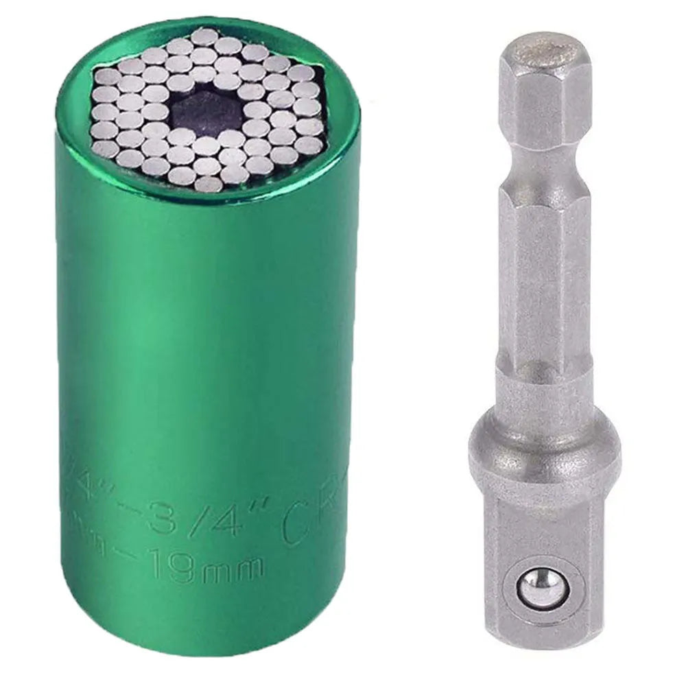 Universal socket metal 52mm x 25mm in Black, Blue, Green, Purple, Red, Silver, and Yellow.