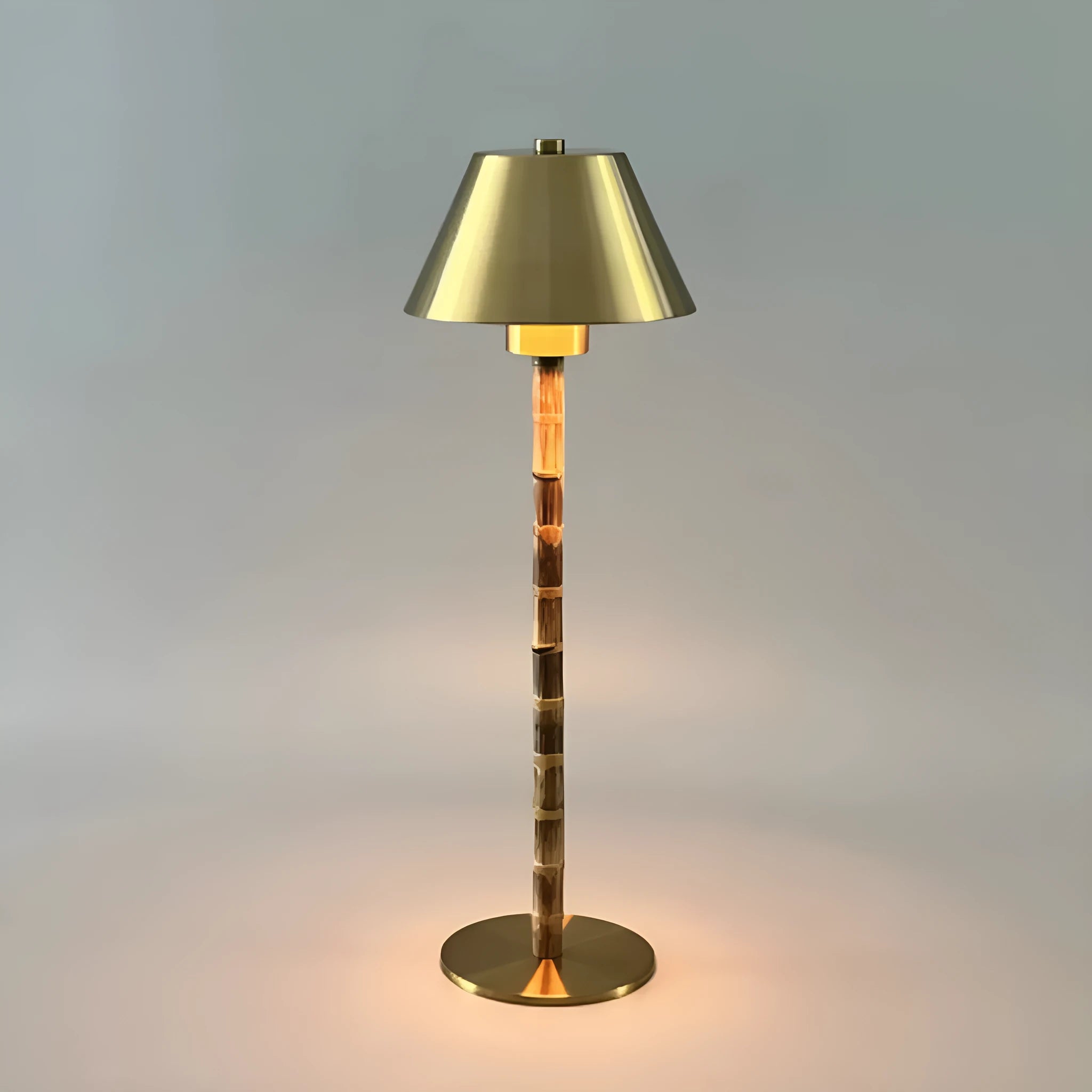 ZJ97 2 3W LED desk lamp with replaceable white lampshade on a wooden desk