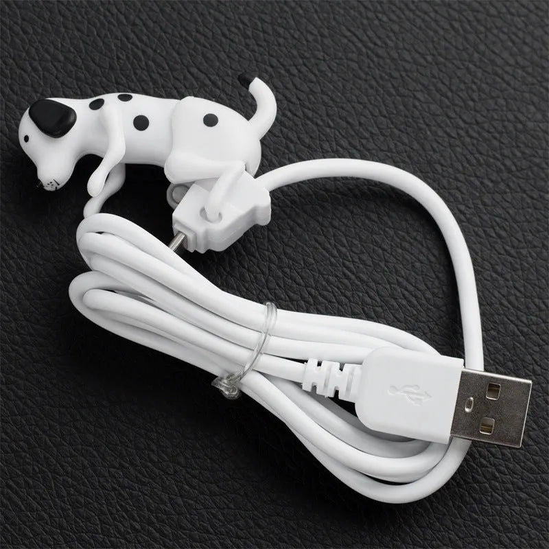 Rogue Dog Type C data cable showing a cute puppy design with a USB connector on one end and Type C on the other