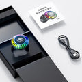 Small square voice control Bluetooth LED atmosphere lamp with stereo sound