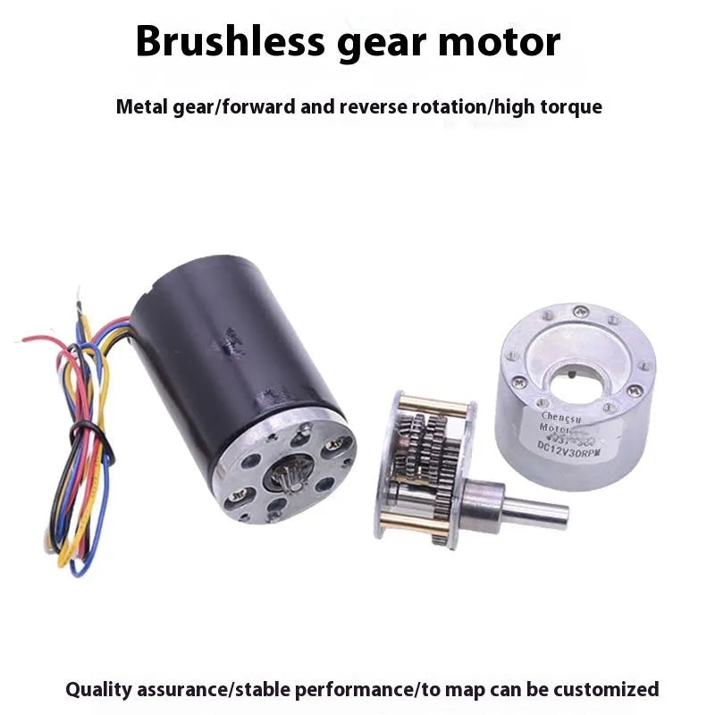 JGB37-3650 brushless DC gear motor 12V 24V automatic curtain motor with adjustable speed