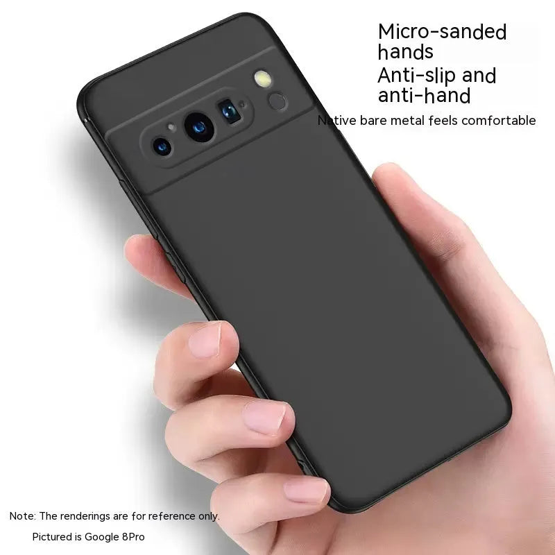 Silicone phone case for Google Pixel with creative Iceland landscape print in soft colours