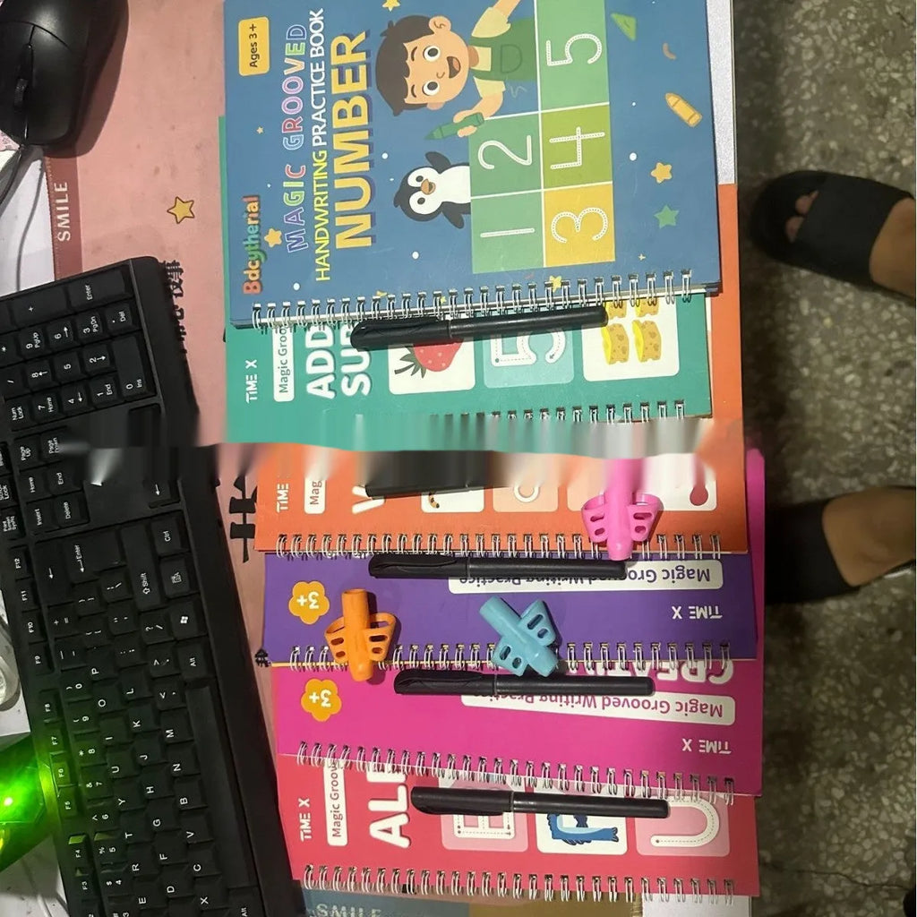 Children's word practice painting manual writing brace with stationery set for handwriting and drawing
