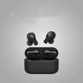 Pearl white true wireless Bluetooth sports headphones with waterproof construction