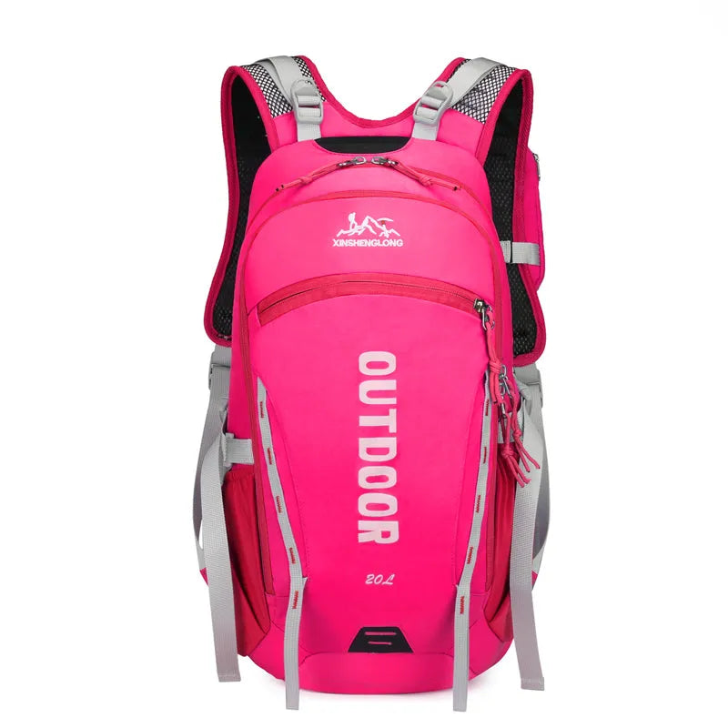 Multi functional lightweight breathable outdoor backpack for cycling hiking running and climbing