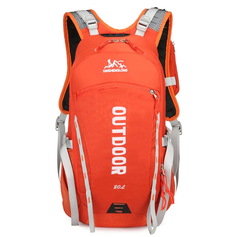 Multi functional lightweight breathable outdoor backpack for cycling hiking running and climbing