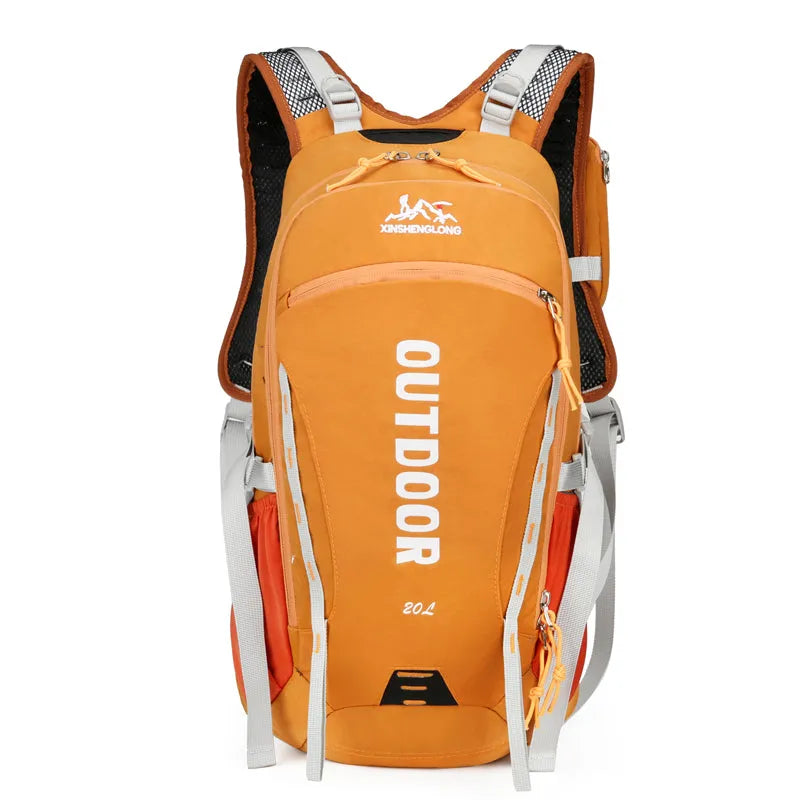 Multi functional lightweight breathable outdoor backpack for cycling hiking running and climbing