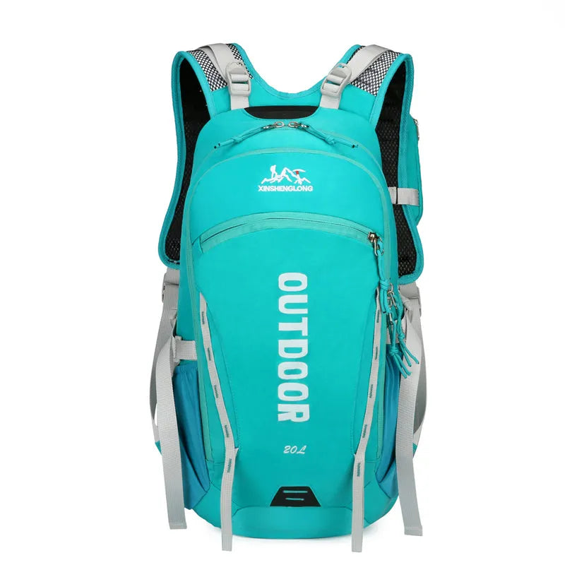 Multi functional lightweight breathable outdoor backpack for cycling hiking running and climbing