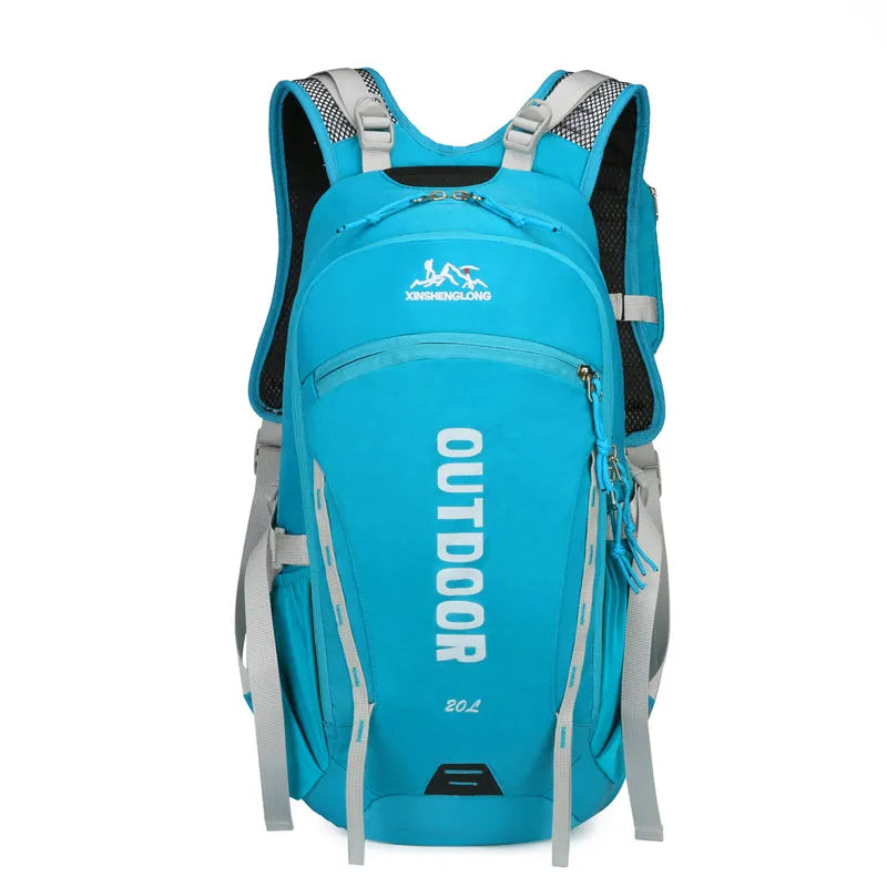 Multi functional lightweight breathable outdoor backpack for cycling hiking running and climbing