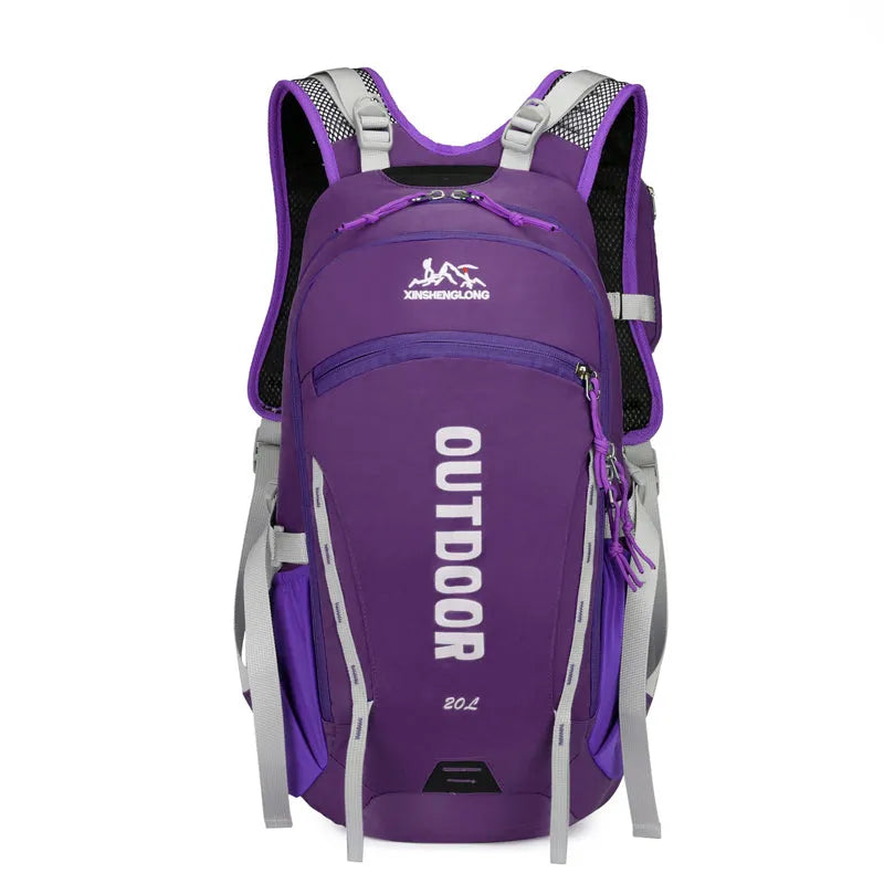 Multi functional lightweight breathable outdoor backpack for cycling hiking running and climbing