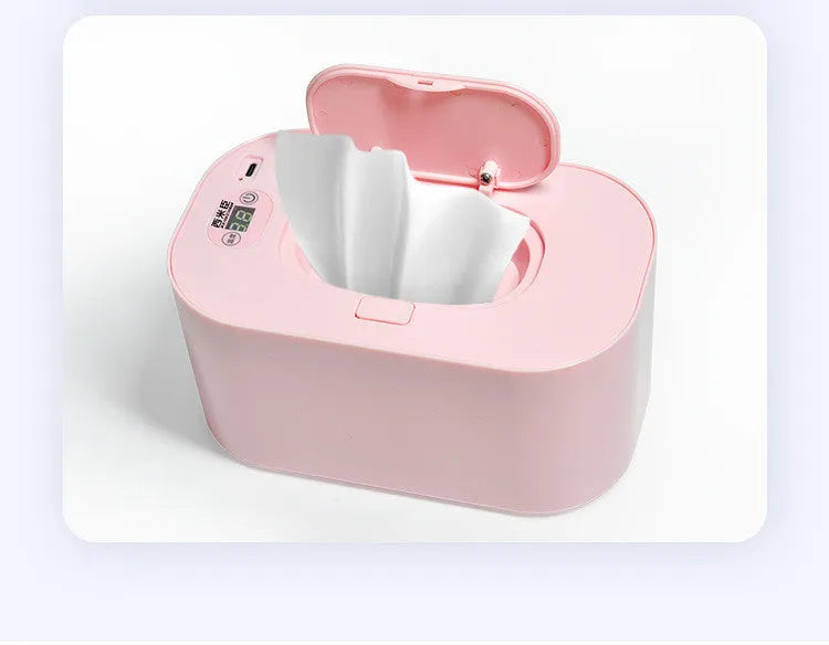 White USB baby wet wipe heater with PC body and constant temperature control