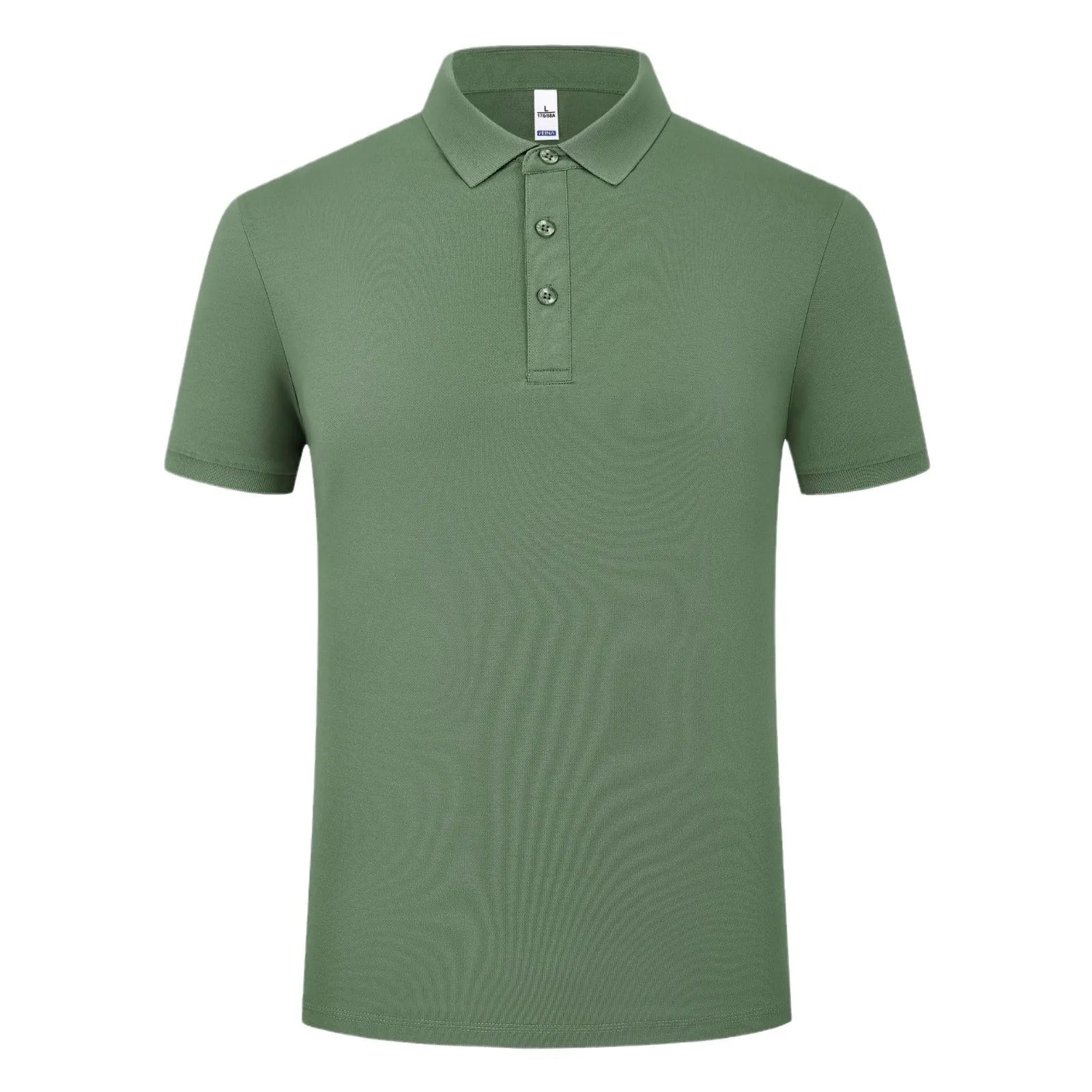 High-end workwear polo shirt in solid colour cotton-polyester blend short sleeve summer regular fit pullover