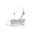 Round large iron box panel light with aluminium housing, 3CCT and 5CCT dimmable LED lighting, 110V