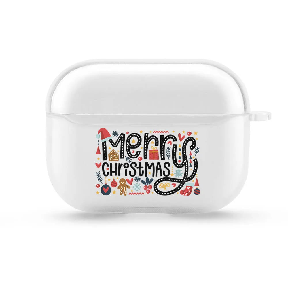 Clear silicone protective case for Apple AirPods Pro wireless earphones with transparent design