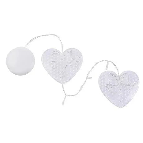 Christmas LED suction cup chandelier with Santa Claus and snowman designs for window decoration