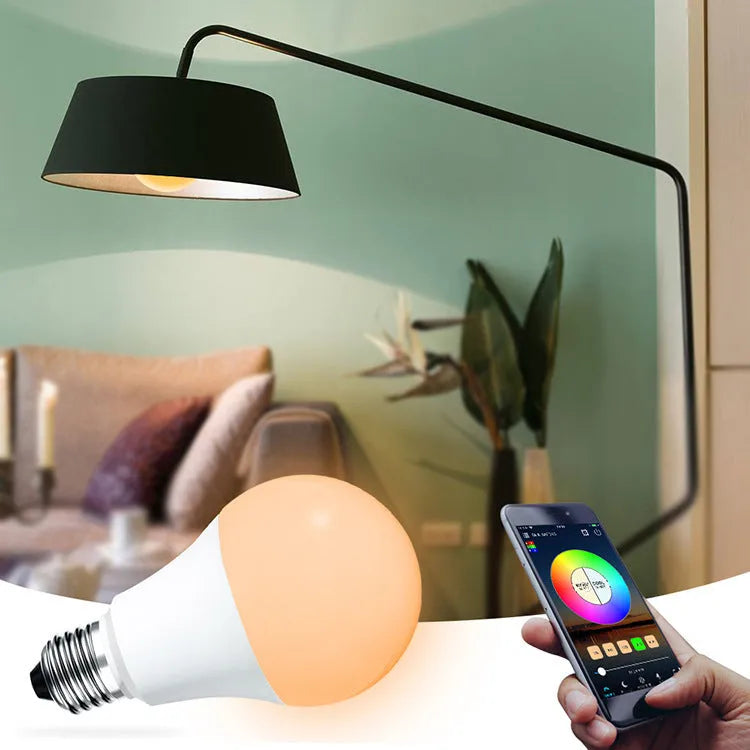 LED Smart Wi-Fi light bulb with Alexa and Google voice control, colour changing features