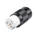 American RV 125V power plug with rear pull ring and 50AFDC1 tip