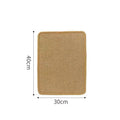 Sisal cat scratch board with sisal blanket covering in pastoral style, small and large size options