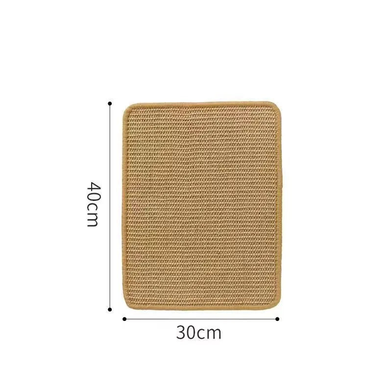 Sisal cat scratch board with sisal blanket covering in pastoral style, small and large size options