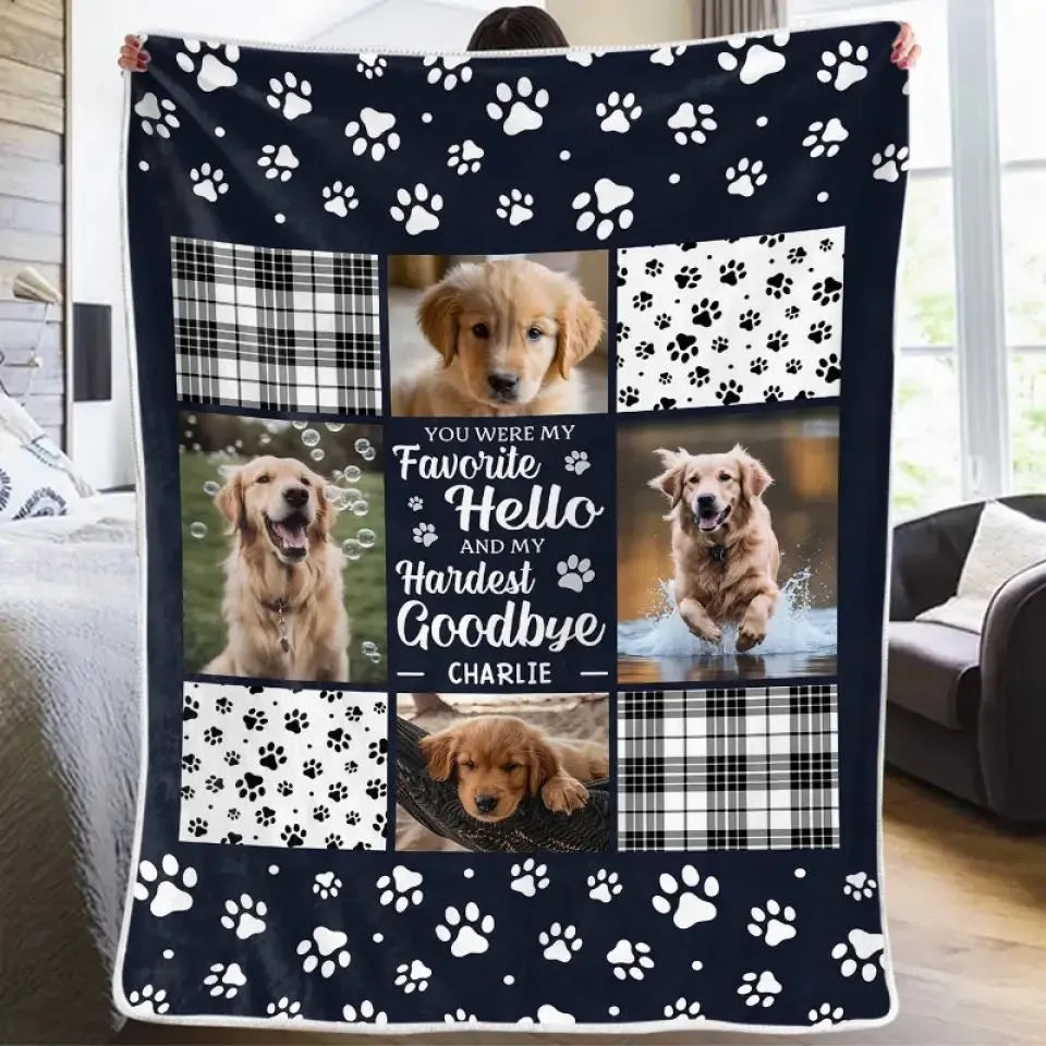 White super soft polyester flannel pet dog blanket shown in a home setting.