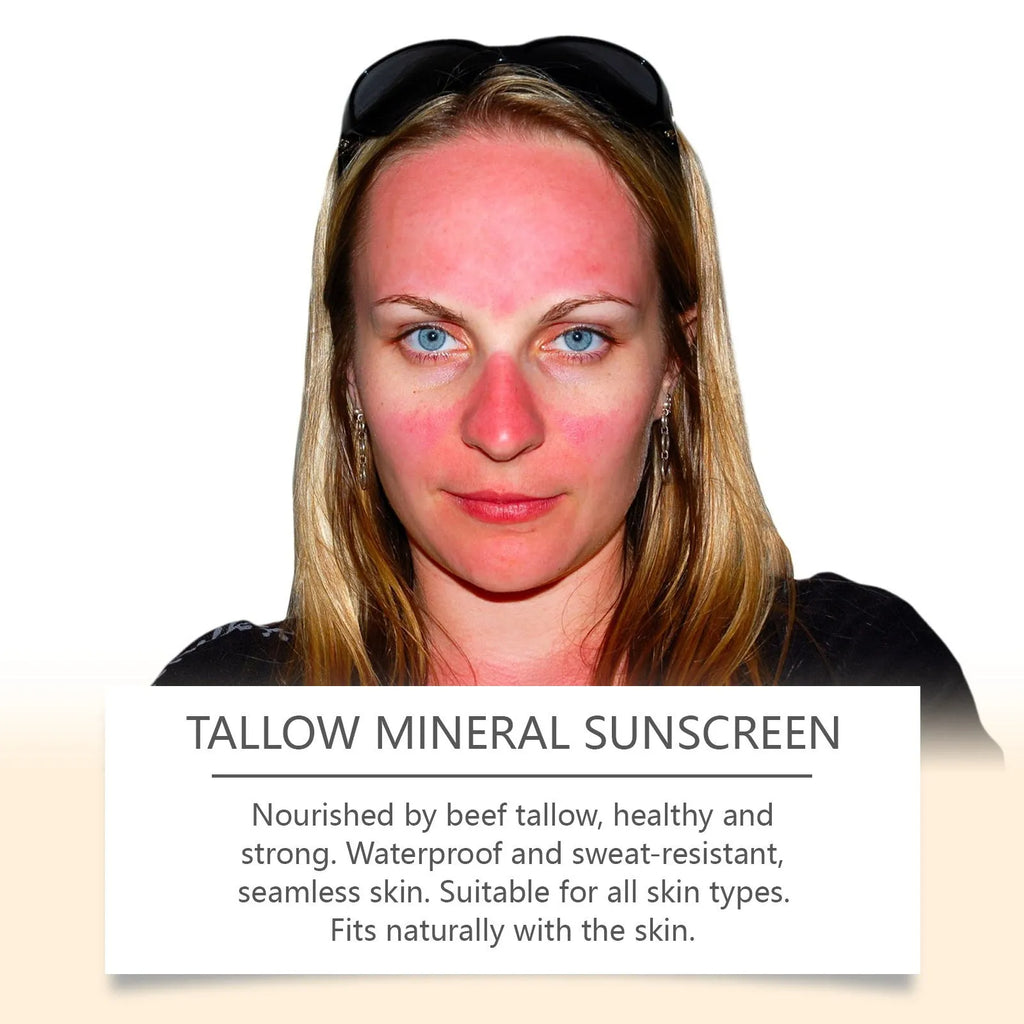60g tube of cow fat moisturising sunscreen with titanium dioxide and zinc oxide mineral protection