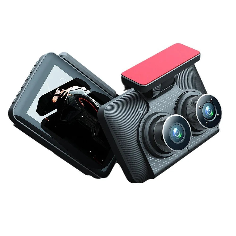 4 inch touch screen dashboard camera with wide angle lens for car recording