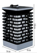 LED solar sensor light with flame torch and candle lantern design, 90cm x 90cm x 150cm, in USB grey or black