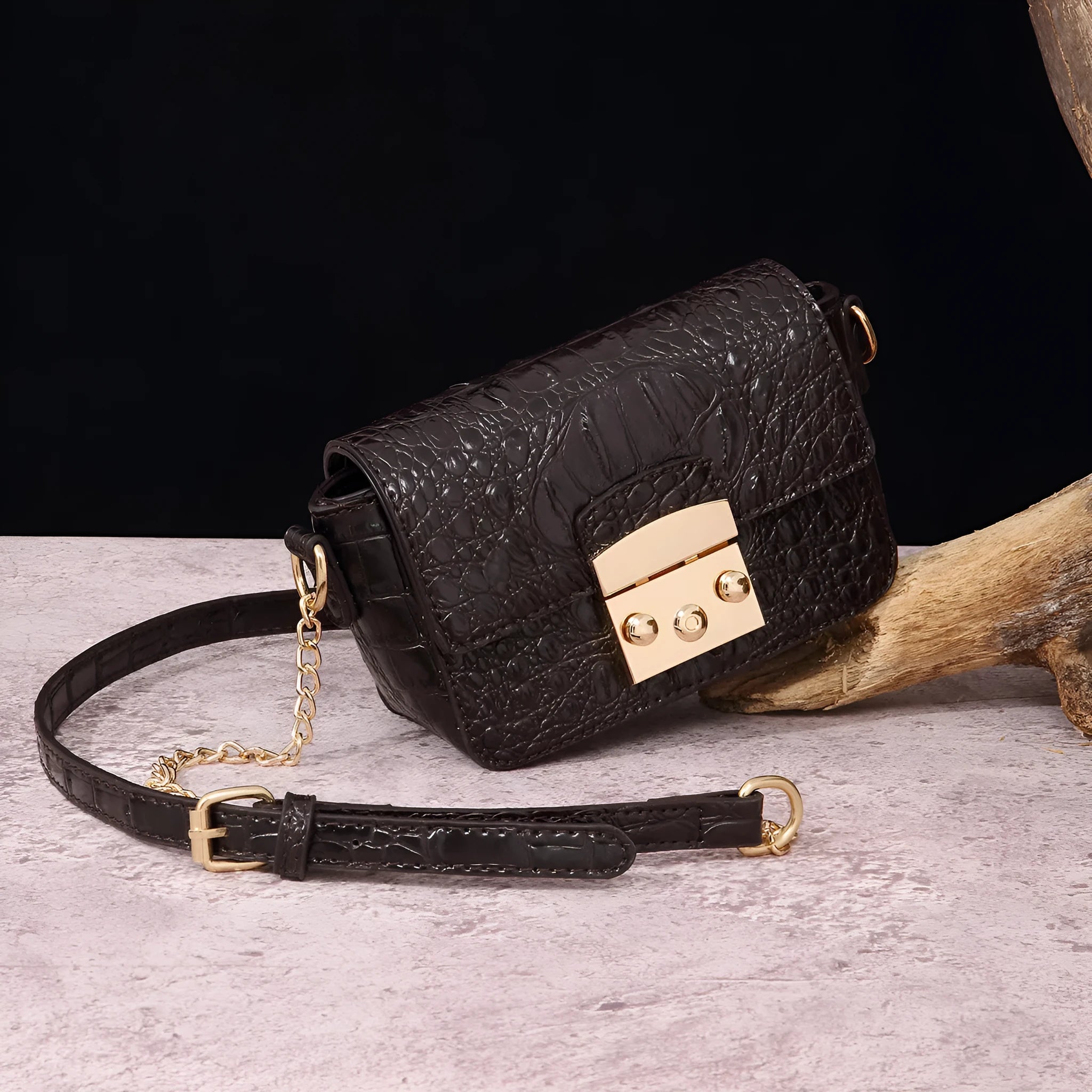 Retro crossbody one shoulder bag for women in multiple colours, PU leather material