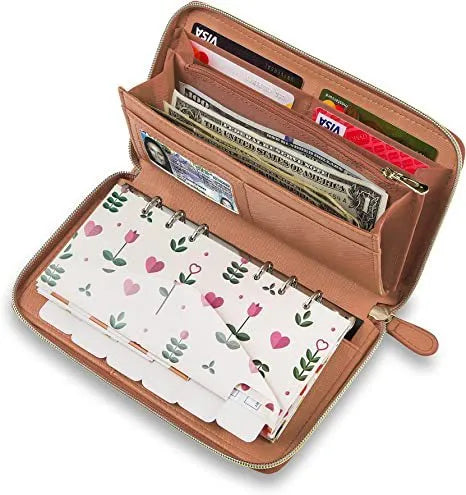 Slim PU leather anti-theft RFID blocking card holder wallet shown in multiple colour options.