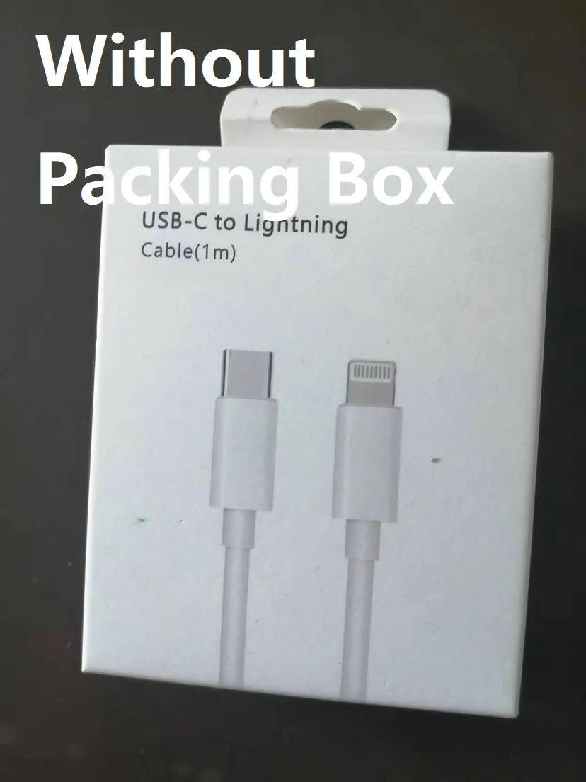 White 20W USB-C Power Delivery fast charger with British plug and coiled USB-C cable.