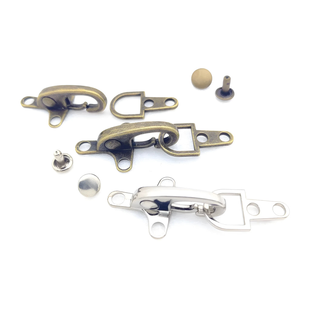 Zinc alloy aircraft buckle decoration in 5.85cm size with metal clasp for backpacks and outdoor gear
