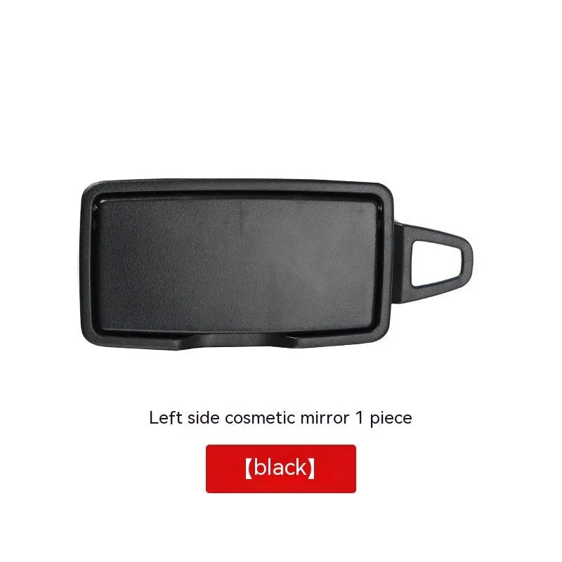 Mercedes GLE class black sun visor cosmetic mirror replacement cover measuring 215mm by 95mm.
