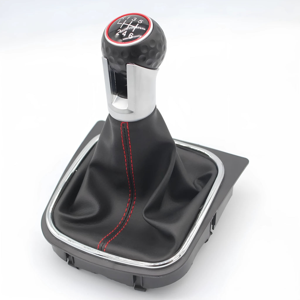 Genuine leather gear lever handball and dust boot replacement for Volkswagen Golf models