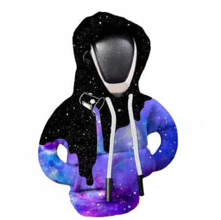 Cloth gear shift knob hoodie cover in multiple colours with 13x8cm dimensions