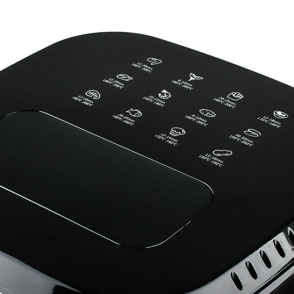 Multifunctional visual air fryer with touch control and plastic body for home use