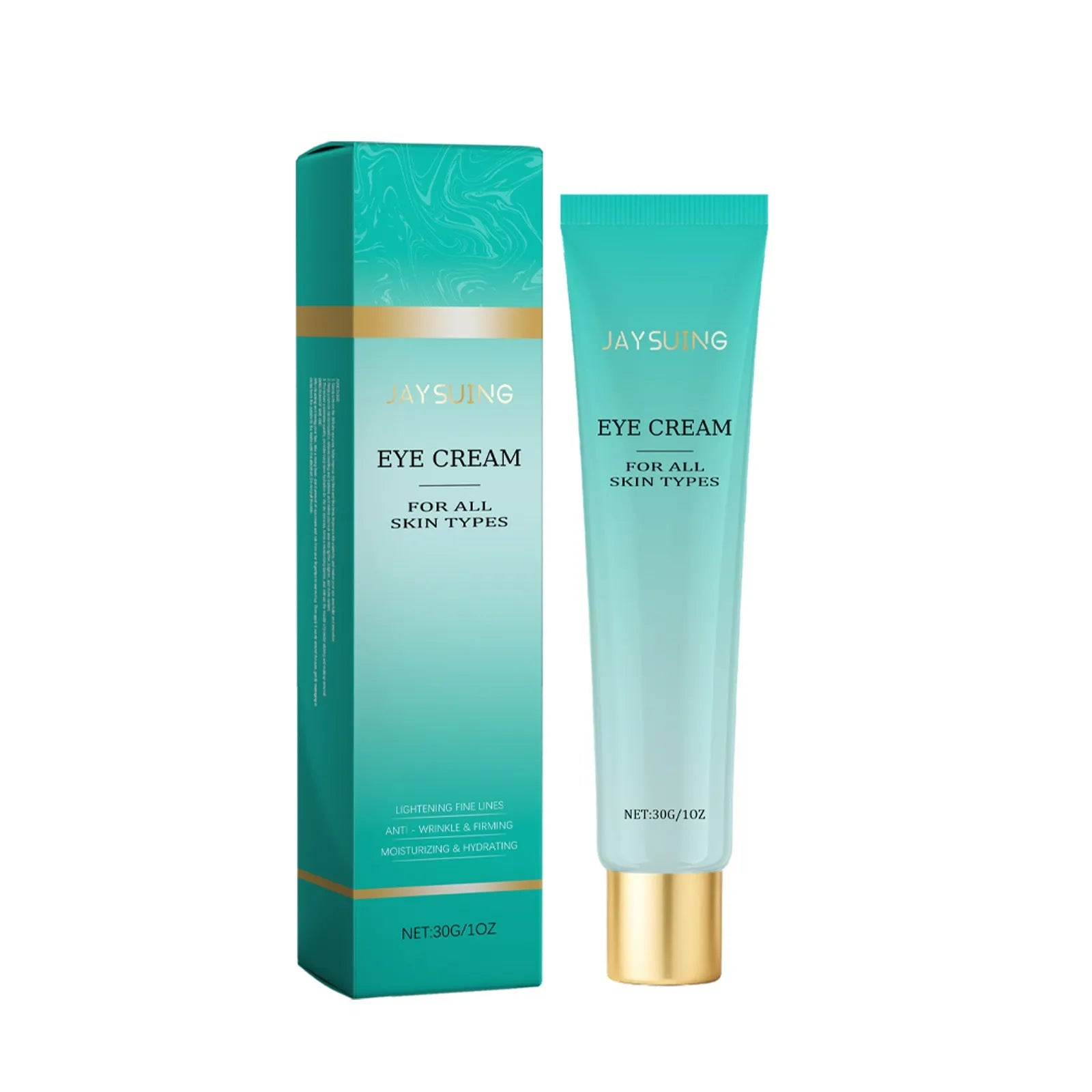 30g container of retinol anti-aging eye cream with hyaluronic acid