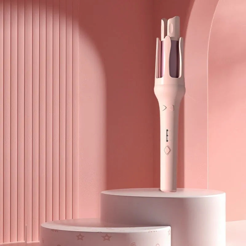 Automatic hair curler with 32mm barrel in multiple colour options including white and Chigo variants