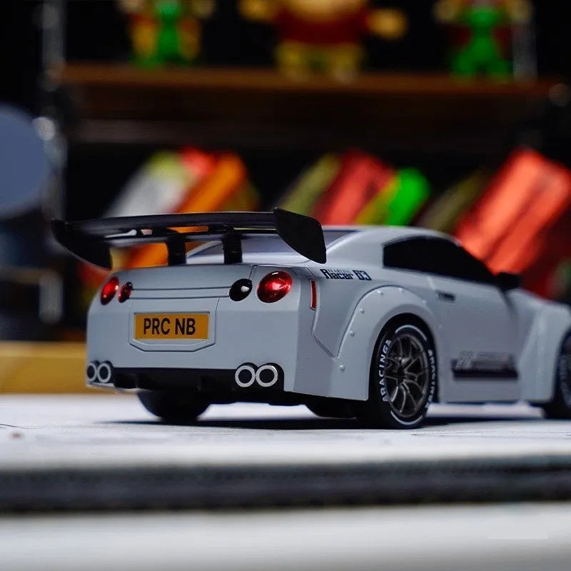 Proportional remote control drift car in Y914 cloudy blue colour with plastic body and USB charging