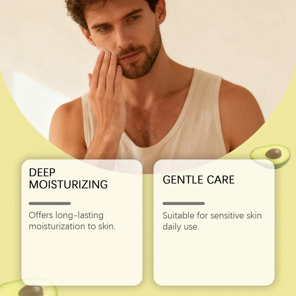 Charm Body Butter For Men 100g white tub with moisturising body milk for male grooming