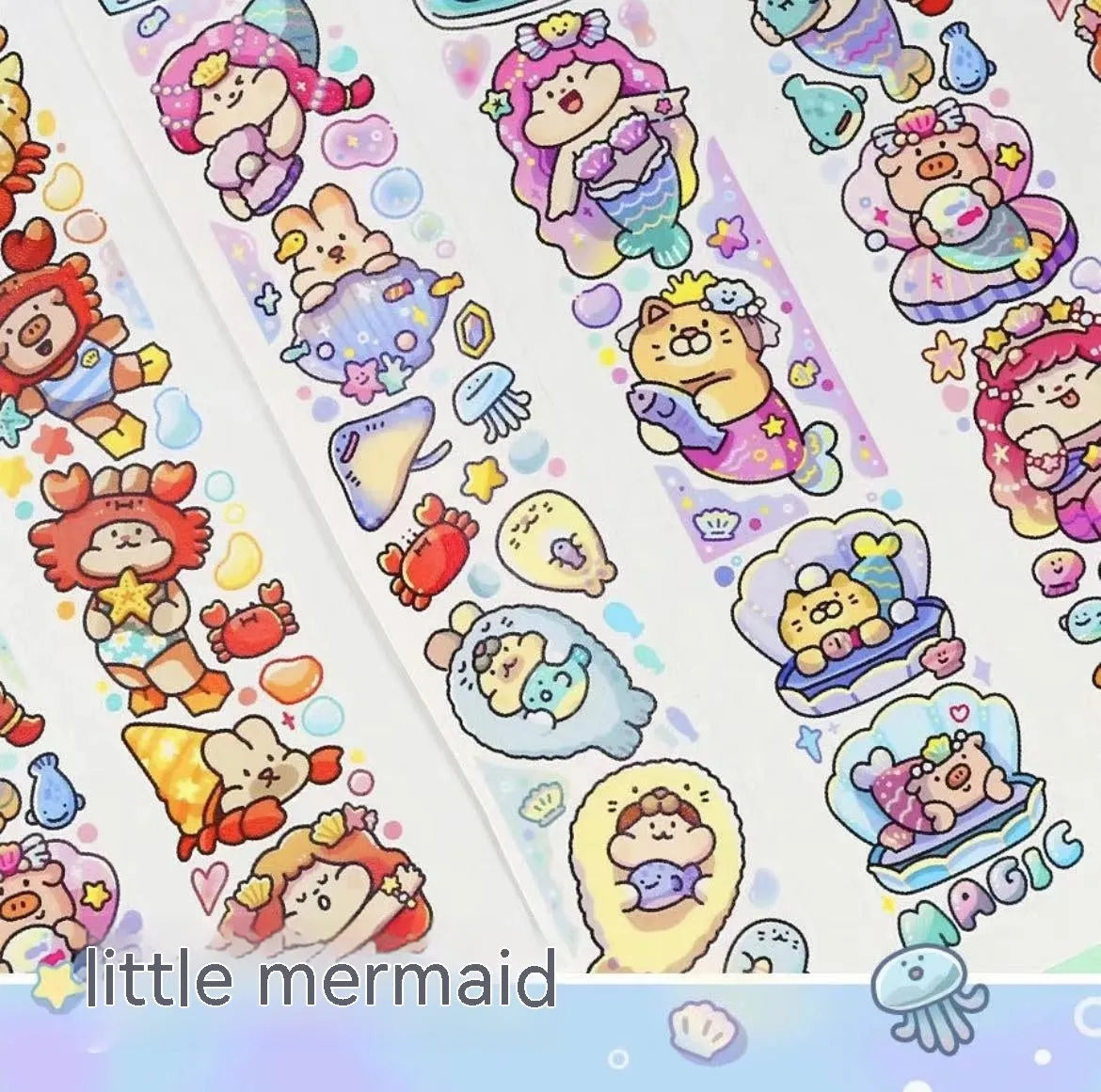 Colourful cartoon character stickers on Japanese paper for haemorrhoid tape packaging customisation