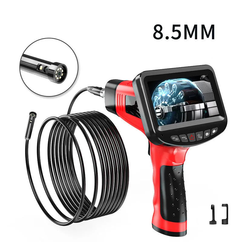 8.5mm diameter dual-lens endoscope inspection camera with choice of cable.