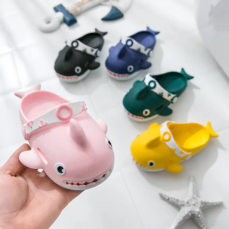 Unisex PVC summer bathroom slippers in black, blue, green, pink, yellow, sizes 24-45