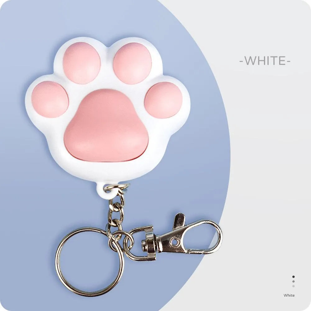 Black or pink infrared cat teaser toy with keychain measuring 5 by 2.5 centimetres