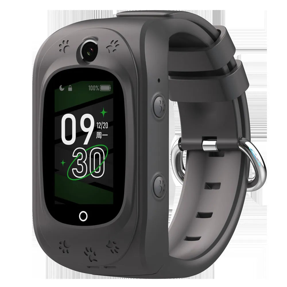 Children's multifunctional waterproof smart watch with touch screen in pink, blue or black