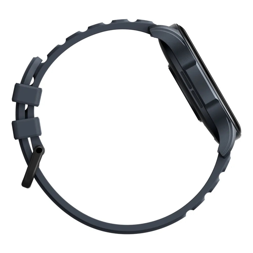 Btalk 3 Pro smart watch in blue, grey, or pink colours showing AMOLED screen and compact case