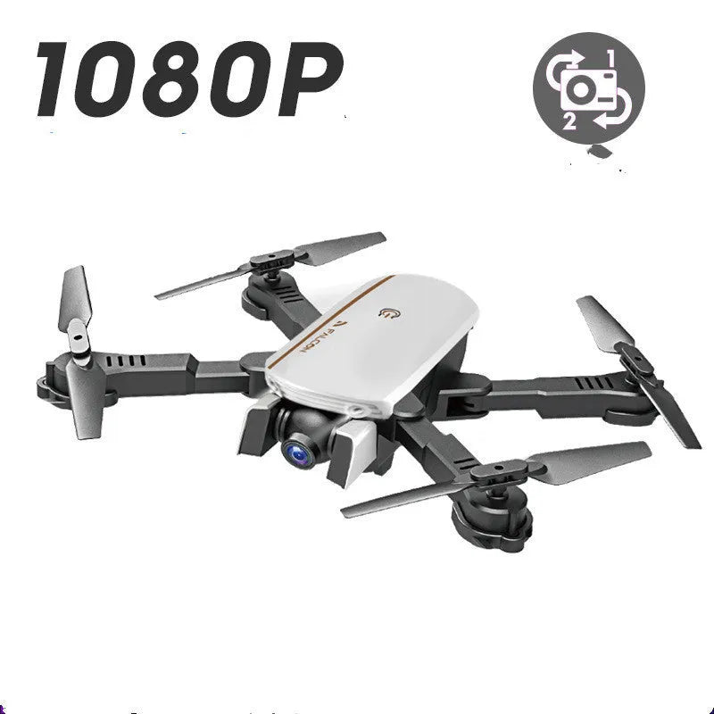 4K HD professional remote control quadcopter in black with four rotors